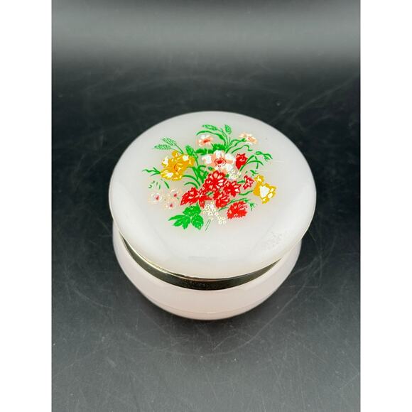 Vintage Pink Floral Trinket Box - Picture 2 of 6